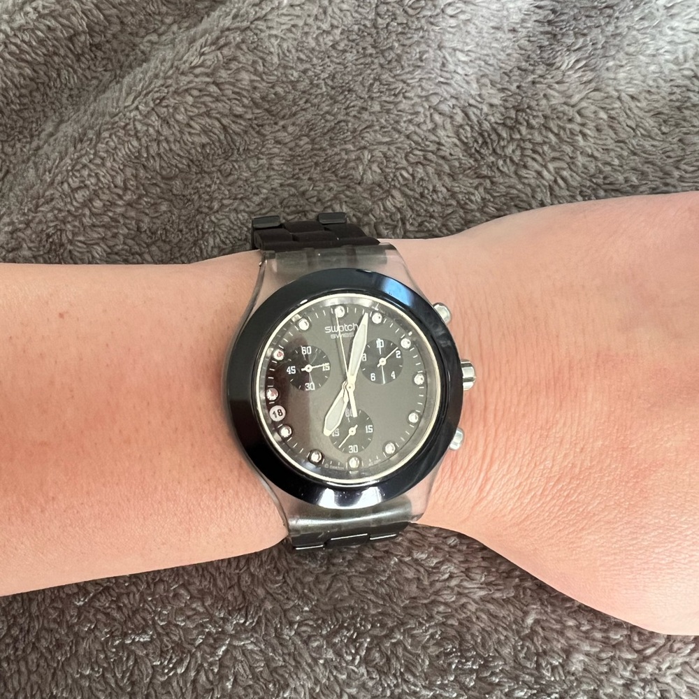Black Swatch Watch